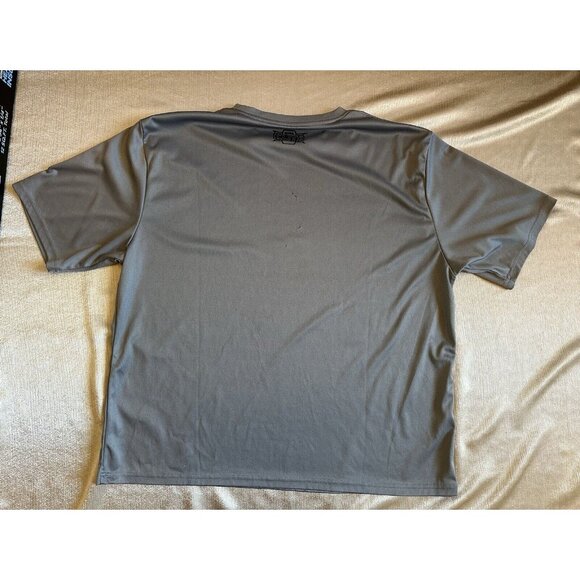 VTG Y2K MMA ELITE SKULL GRAIL Men’s XL GRUNGE Poly Tech T-SHIRT Affliction Style - Picture 4 of 5